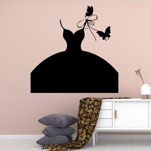 Cute Fashion boutique Vinyl Kitchen Wall Stickers Wallpaper Nursery Kids Room Wall Decor Wall Decoration Murals