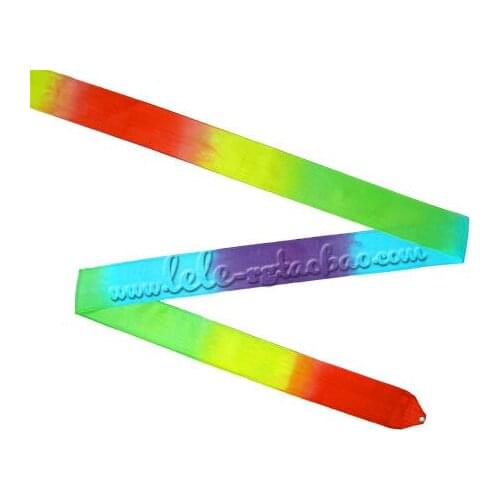 Multicolor Rhythmic Gymnastics Ribbon