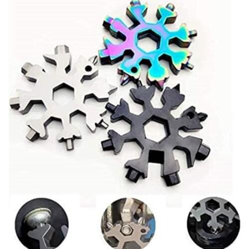 Multifunctional Snowflake Wrench Tool Steel Octagonal Small Wrench Hexagonal Portable Bag New Tool Auto Repair Tool