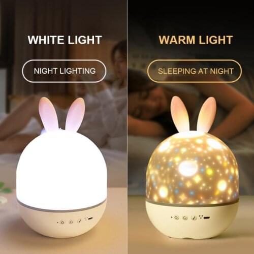 Bluetooth Night Light Remote USB Projection Lamp Led Charging Rotating Atmosphere Night Lamp Projection Lamp Remote Control Lamp