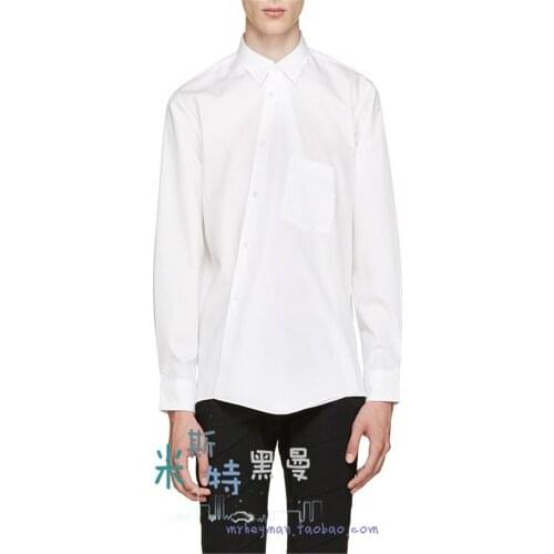 2020 Homemade new style of personalized shirting mens and womens asymmetrical button-down shirts M-6XL!Custom clothing
