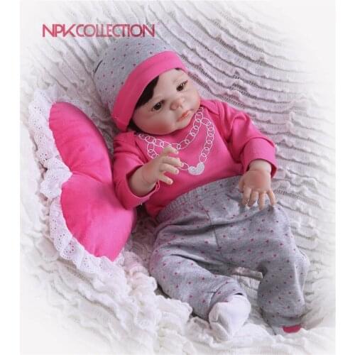 NPKCOLLECTION 2018 New design Doll Full Silicone Body Lifelike Reborn Prince Doll Handmade Baby Toy Xmas Gifts