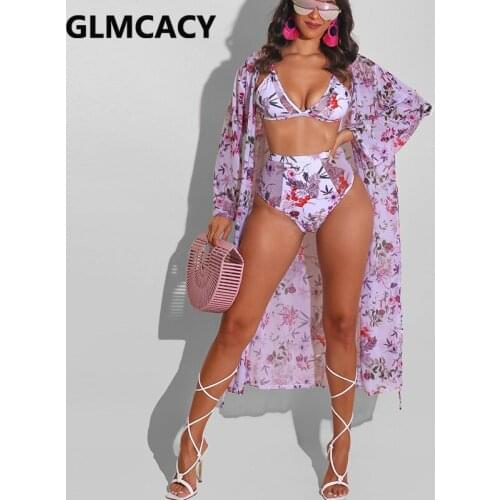 Two Piece Beachwear Suits Tankini & Cover Ups Set