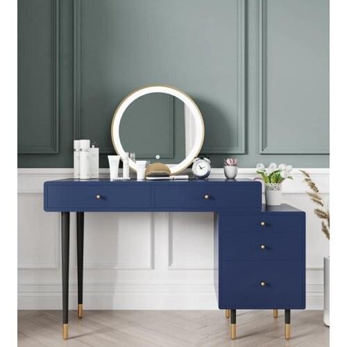 Light luxury dresser storage cabinet one makeup table womens bedroom modern minimalist multifunctional Nordic makeup table with