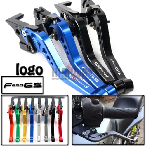 Motorcycle Brake Handle Bar Lever CNC Aluminum Short Adjustable Brake Clutch levers For BMW F650GS F 650 GS 2008-2012