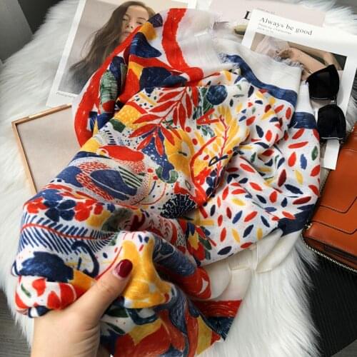 2020 Brand Autumn winter women beach quality shawl cotton scarf lady fashion scarves bandana pashmina wrap hijab muffler