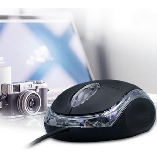 USB Mouse Wired 1200 DPI Optical 3 Buttons Wired Gaming Mouse Office Mice For Laptops Desktop Computer Mouse Fast Sensitive