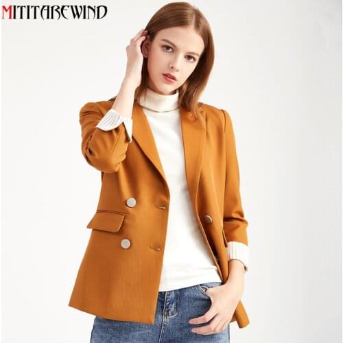 2021 New Spring Autumn Blazer Jacket Women Single Breasted Slim Fit Female Jacket Large Size S-3XL Elegant Blazer Coat Femme