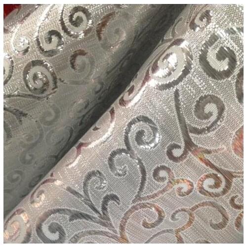 150cm*100cm gold silk brocade cloth fabric Silver edging cloth costume dress fabric cloth decorative fabrics dress, clothing