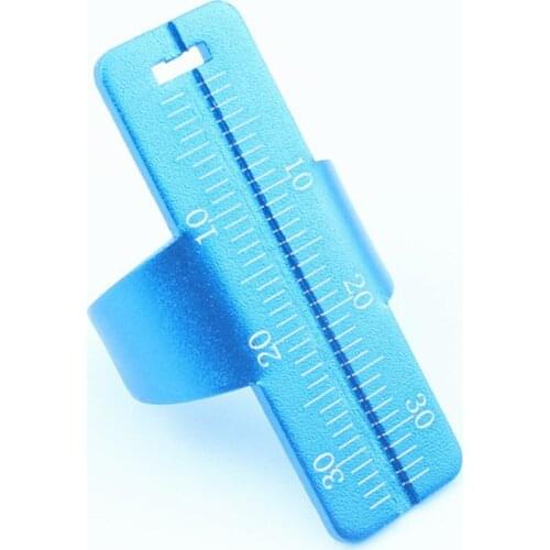 1 pcs Dental instrument Aluminium Alloy blue Dentistry Ring Ruler Root Canal Measuring Tool for Endodontic Dentist tools