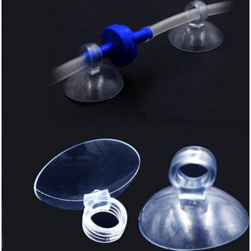 10pcs Rubber Aquarium Transparent Suction Cups Suckers for Fish Tank Pads Heater Pump Oxygen Air Tube Aquarium Accessories