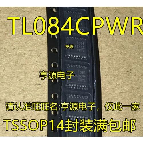 10PCS TL084 TL084CPWR T084 TSSOP14