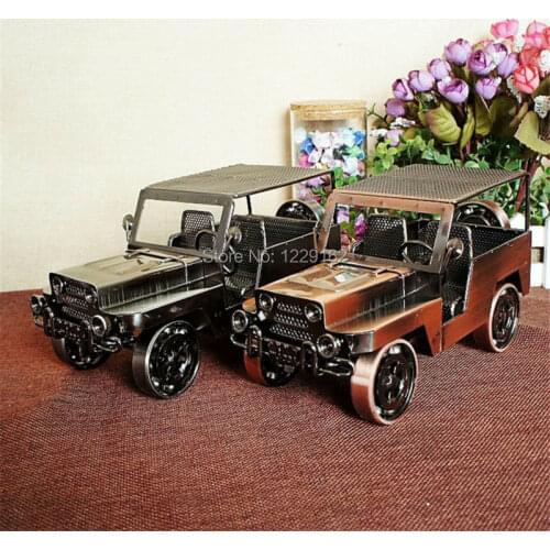 Free Shipping Classic cars model Vintage Iron metal craft handmade Retro Ornament Bar/Pub/Cafe/Shop decoration business gift