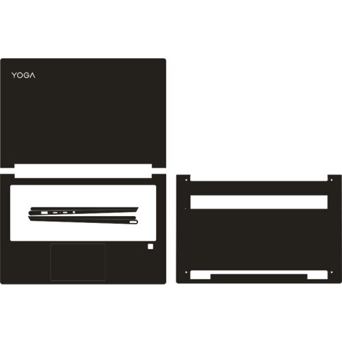 Laptop Carbon Fiber Vinyl Skin Sticker Cover For 2019 release Lenovo Yoga C940 14" C940-14 2-in-1