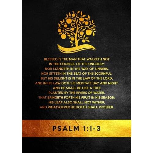 Black Vintage Christian Canvas Painting Religion Pictures Bible Verse Wall Poster And Prints Bible Quote Giclee Pictures On Wall