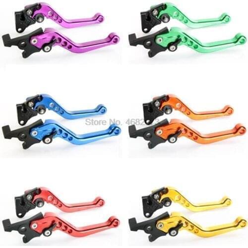 By DHL or Fedex 50pair 22mm 7/8" Motorcycle CNC Aluminum Adjustable Brake Levers High Quality Handlebar Clutch For Honda