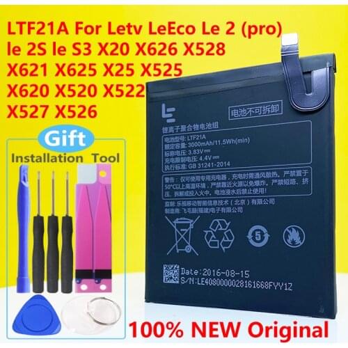 LTF21A For LeEco Le 2 Pro Battery/LTF23A Letv Leeco Le Pro 3 Battery/LT633 For Leeco Max X900/LTH21A LeEco Le Max 2 Batteries