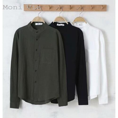 Monivia Mens Linen Shirts