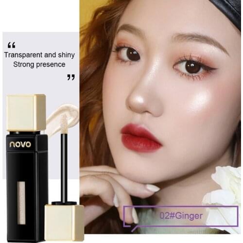 NOVO Liquid Highlighters Face Make Up Glow Face Contour Shimmer Illuminator Diamond Body Highlight Comestic Powder TSLM2