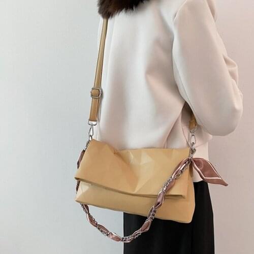 Casual Women Pu Leather Shoulder Bag High Quality Ladies Chain Crossbody Bags for Women Designer Female Handbags Messenger Bag