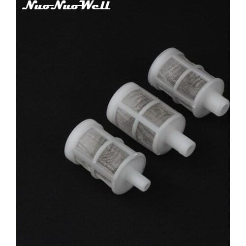 2pcs NuoNuoWell 8mm 10 mm 12mm Hose Stainless Steel Mesh Filter for Fish Tank Aquarium Accessory Water Tank Cleaning