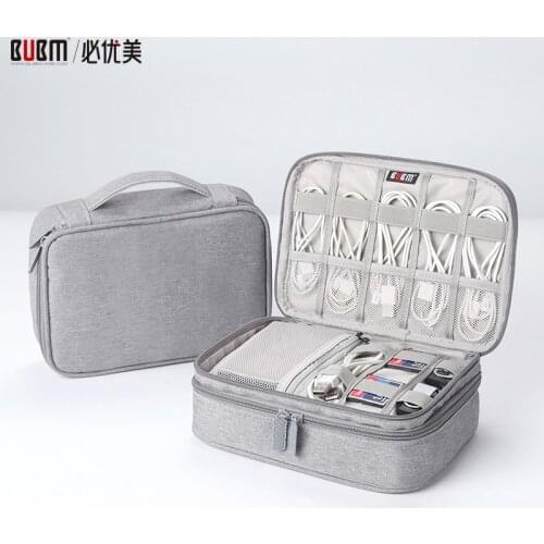 BUBM bag for electronic accessories bag case storage organizer for digital receiving bag carry case for flash USB data wire