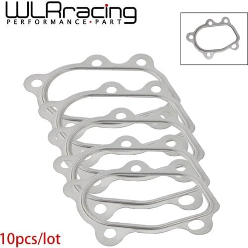 WLR RACING - 10PCS/LOT For T25 T28 GT25 GT28 Turbocharger Gasket fitting For Turbo GT25 5 Bolt WLR4810