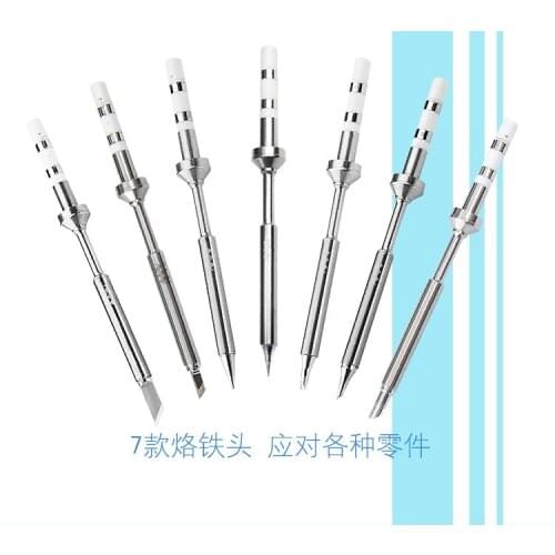 2 pcs Clearance TS100 Soldering Iron tips Lead Free Replacement Tip Electric Soldering Iron Tip K KU B2 I D24 BC2 C4 Various models