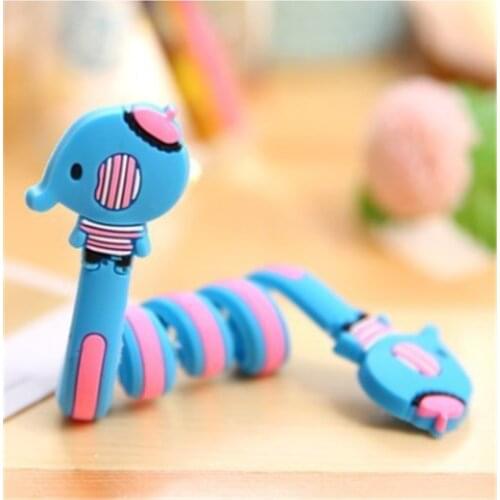 1pcs Creative Travel Accessories Silica Gel Cable Winder Earphone Protector USB Phone Holder Accessory Packe Organizers