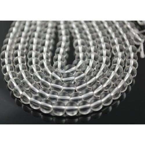 10pcs High Quality 8~10mm Transparency Crystal Jewelry Making Beads For Necklace Bracelets Making Materials