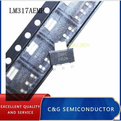 100pcs LM317AEMP/NOPB SOT-223 N07A LM317 LM317AEMP LM317A SOT223 ZJ
