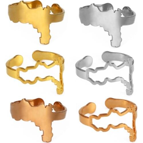 Anniyo Tigray Region Ring of Ethiopia Stainless Steel Jewelry for Women Girls,Tigray Adjustable Ring #234821