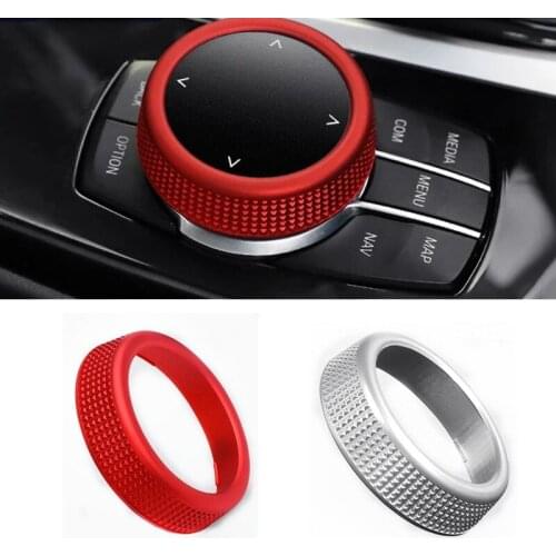 ABS Car Multimedia Buttons cover Trim Sticker For BMW 5 Series G30 G38/7 Series 2016-2019 / X3 X4 G01 G02/ 6 Series GT 2018