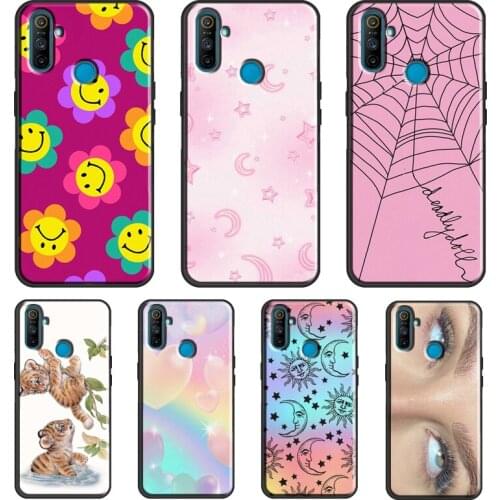 Red Dragon Heavenly Hearts Spider Web For OnePlus 9 Pro 8 Pro Nord 8T 9R Case For OPPO Realme 8 Pro Q3 6 7 Pro C15 C3 GT Cover