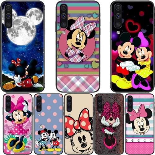 Minnie Mouse Wave Phone cover hull For SamSung Galaxy S8 S9 S10E S20 S21 S5 S30 Plus S20 fe 5G Lite Ultra black soft case