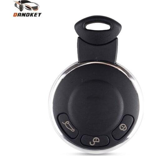 Dandkey Replacement Smart Card Key Shell Cover Fob 3 Buttons For BMW Mini Cooper 3 Remote Auto Keyless Entry Fob Case With Blade