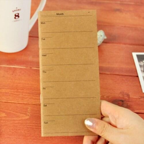 1pcs BZNVN JB100 South Korea stationery | long weekly the portable simple chronicle book | fresh and simple diary