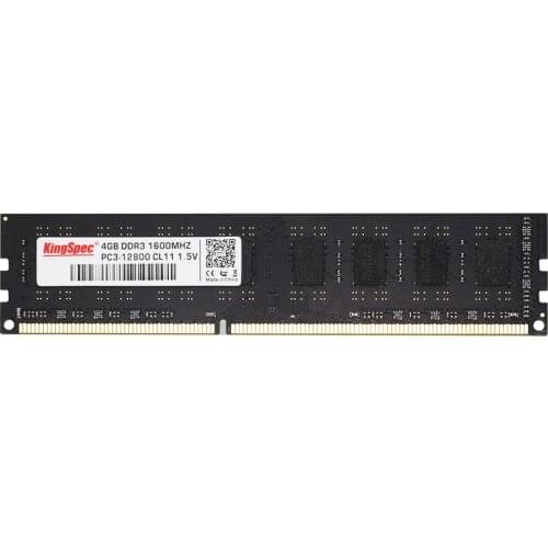 KingSpec DDR3 4GB 8GB 1600Mhz Ram Memory 240pin For Desktop With High performance High Speed