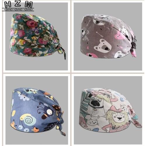 Personalized Printed Frosted Hat Adjustable Frosted Hat Beauty Salon Work Frosted Hat Laboratory Pet Shop Frosted Hat Unisex