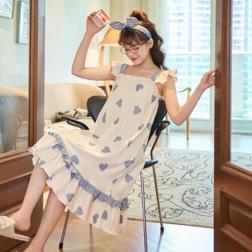 Pajamas Womens Sling Shirt Floral Print Sleeveless Pajamas Loose Soft Comfortable Sexy Spaghetti Sling Fashion Casual Pajamas