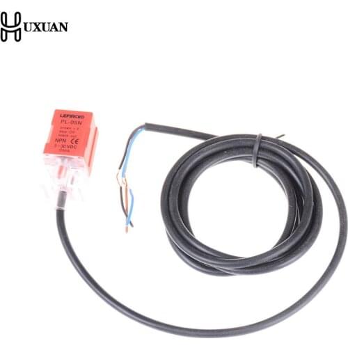 PL-05N 5mm Sensing DC NPN NO Cube Shell Inductive Screen Shield Type Proximity Switch LP05 Proximity Sensor DC 6-36V