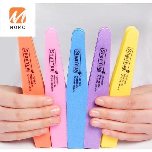 Burnishing Stick Polish Rub Pieces Shaping Grinding Nail Sand Bar Manicure Tool Block Sponge Nail File Pieces Sand Bar Nail Art