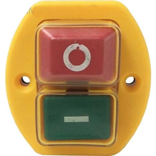 YCZ3-B Industrial Electromagnetic Pushbutton Switch Momentary Safety Switch 5 Pin