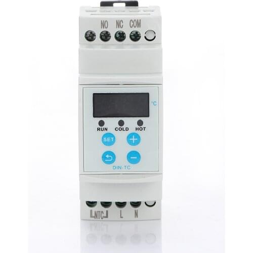Thermostat DIN-TC 220V din rail type temperature controller