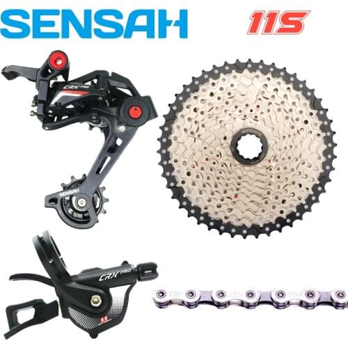 SENSAH CRX Pro 11 Speed bicycle derailleur 46t YBN X10 chain groupset bicycle accessories chains and cassett
