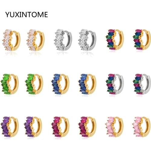 Hoop Earrings Stainless Steel 925 Sterling Silver For Girl Wedding Party Simple Hoop Earrings Jewelry Couple Anniversary Gift