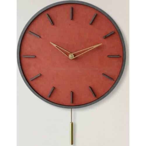 Nordic Digital Wall Clock Modern Design Silent Minimalist Pendulum Wall Clock Living Room Bathroom Clock Klok Home Decor Bb50WC