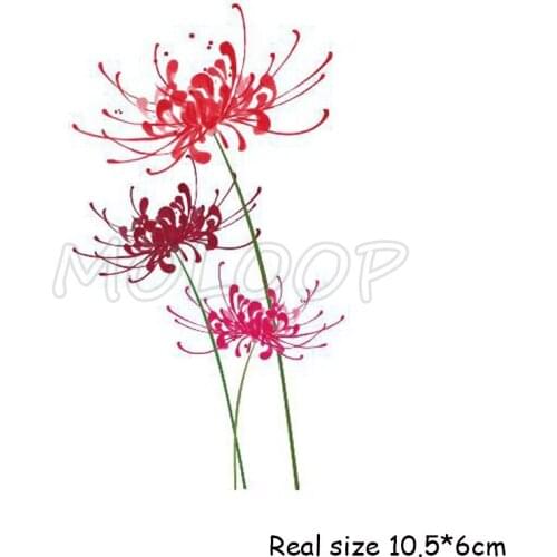 Tattoo Sticker Temporary cute flower Red Spider snake Lily small waterproof fake Tatto flash hand Tatoo for woman girl kid 4