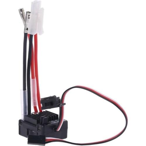 1060 Brushed ESC 60A 2-3S LiPo Waterproof Electric Speed Controller for RC 1/10th Touring Cars Buggies Trucks Rock Crawlers