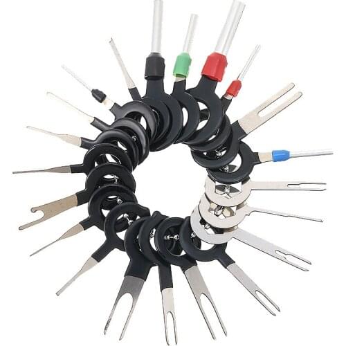 118Pcs Cars Wire Connector Pin Release Extractor Puller Assortment Car Terminal Removal Tool Kit High Quality Repair Accessories